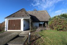 Hausansicht + Driesch + freistehendes Einfamilienhaus + 110 m� Wohnfl�che + 757 m� Grundst�ck + sehr ruhig +