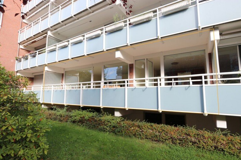 Au�enansicht Kaarst Erdgeschosswohnung + Kaarst + 2-Zimmerwohnung + ca. 71 m� Wohnfl�che + Balkon + Einbauk�che + TG-Stellplatz +