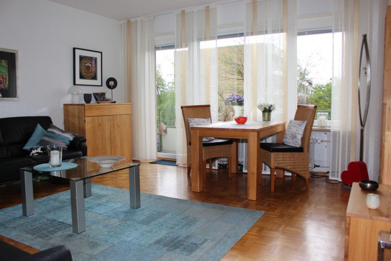 Wohnzimmer Kaarst Etagenwohnung Kaarst + 53 m� + 2-Zimmerwohnung + 3.OG + Aufzug + TG Stellplatz +