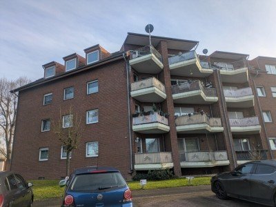 Hauptbild + GREVENBROICH + 48 m² + Balkon + 1-Zimmerwohnung + separate Küche + Hochparterre + Stellplatz +