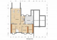 Kellergeschoss + Kaarst + Einfamilienhaus + Bj. 1972 + ca. 564 m� Grundst�ck + ca. 159 m� Wohnfl�che + 2 Garagen +