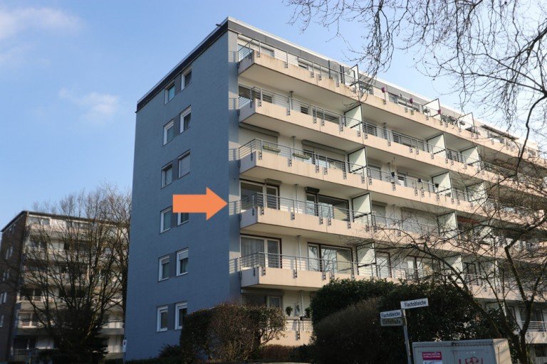 Hausansicht Kaarst Etagenwohnung + Kaarst + 4-Zimmerwohnung + ca. 79 m� Wohnfl�che + 2. OG + Aufzug + Balkon + inkl. Stellplatz +