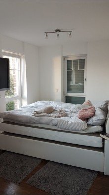 Schlafzimmer + KAARST+ n�he Kirmesplatz + moderne 3-Zimmerwohnung + Balkon + Aufzug + barrierearm +