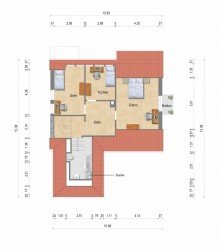 Dachgeschoss + Driesch + freistehendes Einfamilienhaus + 110 m� Wohnfl�che + 757 m� Grundst�ck + sehr ruhig +