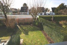Gartenansicht + Kaarst + 3-Zimmerwohnung + Bj. 1969 + ca. 82 m� Wohnfl�che + 1. OG  + Balkon + Garage +