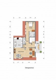 Wohnung + Kaarst + 2,5-Zimmer-Wohnung in 2-Familien-Haus + ca. 73 m� Wohnfl�che + Balkon + Stellplatz +