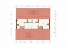 Grundriss DG + Vorst + 2-Familienhaus + 1986 + 714 m� Grundst�ck + ca. 204 m� Wohnfl�che + Garage + Carport +