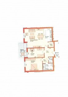 Grundriss + Kaarst-Vorst + 3-Zimmerwohnung + Barrierearm + ca.105 m� + Balkon + Aufzug + TG Stellplatz +